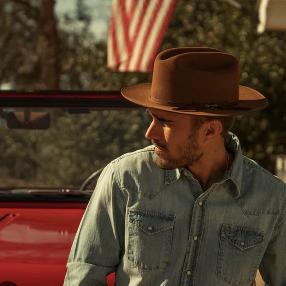 Authentic Stetson Royal Deluxe “Open Road” Western/Cowboy Hat - Picture 11 of 12